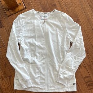 White Women's scrub Jacket size small